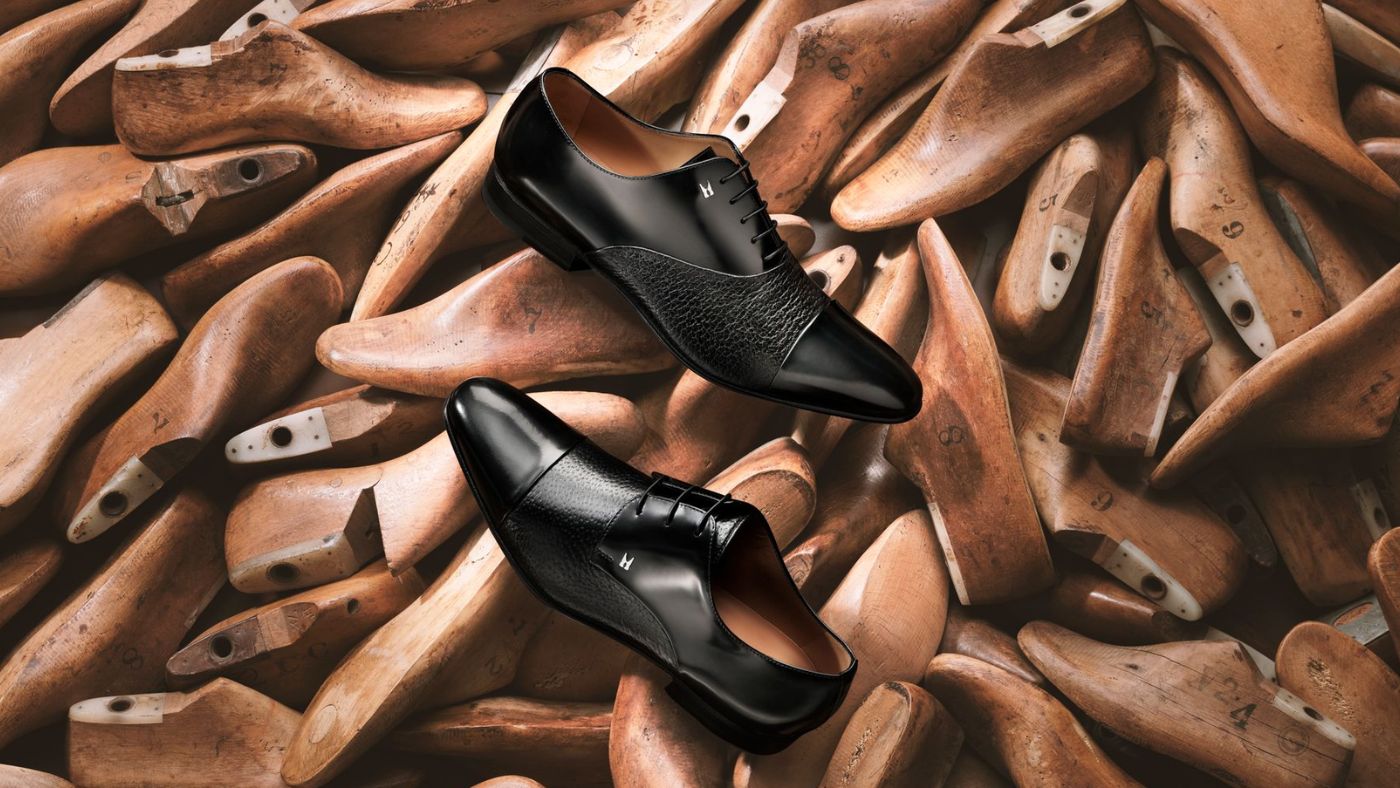 Scarpe Moreschi con inserti in pregiata pelle di pecari