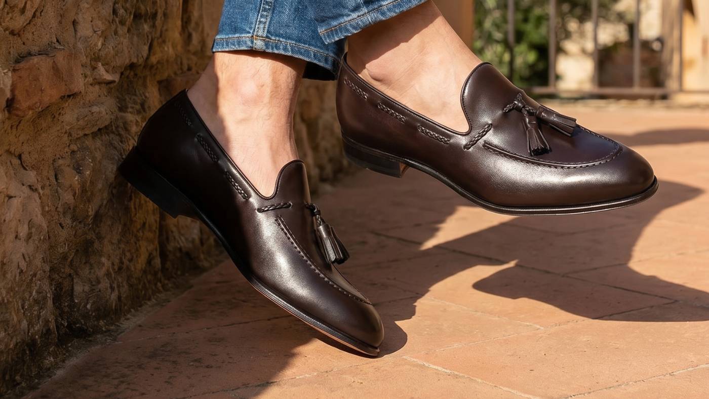 Guida a indossare scarpe di pelle in estate
